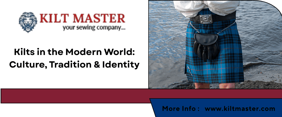 Traditional Scottish kilts