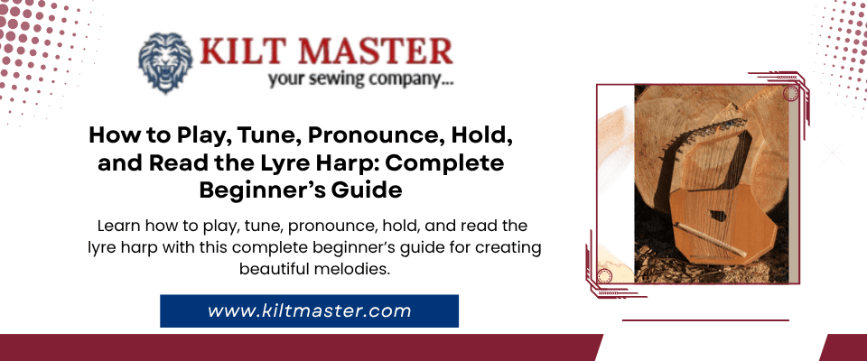 How to does, play, tune, pronounce, hold and read lyre harp 
