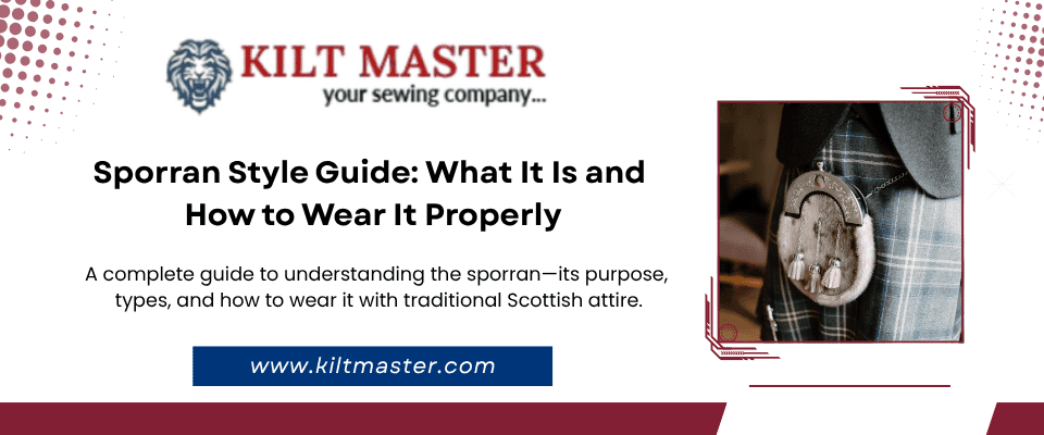 Sporran Style Guide: What It Is and How to Wear It Properly