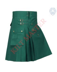 Green Modern Utility Kilt