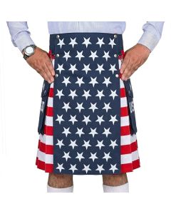 American Flag Utility Kilt for Men