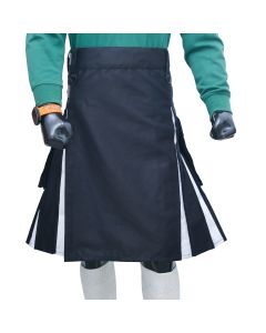 Black and White Hybrid Kilt