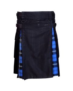 Black Hybrid Kilt