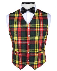 Buchanan Modern Tartan Vest Front