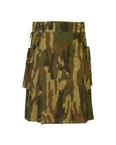 Camouflage Detachable Pocket Kilt