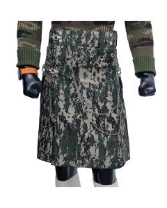 Camouflage Gothic Mens Kilt