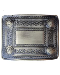 Celtic Knot Kilt Belt Buckle Antique