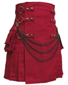 Deluxe Kilt Maroon