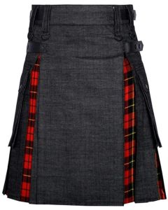 Denim Hybrid Kilt