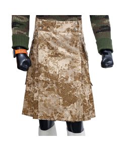 Desert Camo Detachable Pocket Kilt