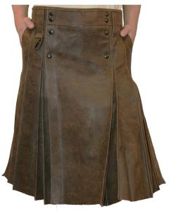 Genuine Leather Kilt