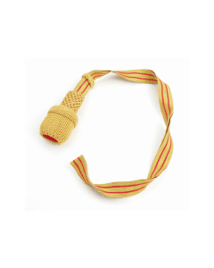 Golden Sword Knot with 2 Red Stripes
