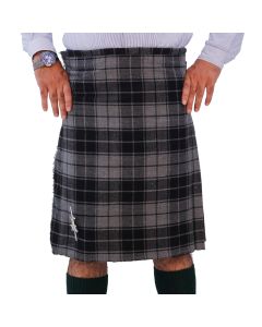 Grey Highlander Tartan Kilt Main