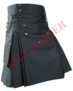 Grey Utility Kilt: A Stylish Choice for Contemporary Men