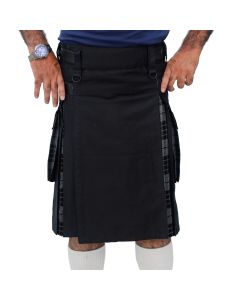 Grey Watch and Black Hybrid Kilt