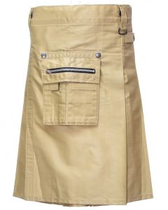 Khaki Utility Kilt