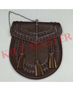 Laces Designed Leather Sporran