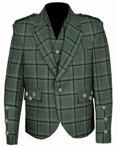 Lovat Green Tweed Argyle Jacket