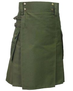 Olive Green Kilt
