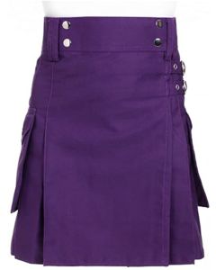 Purple Utility Kilt