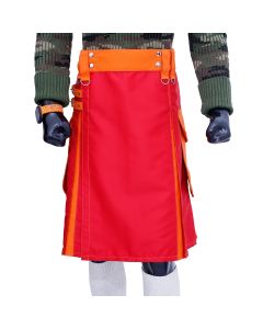 Red and Orange Hybrid Utility Kilt