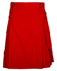 Red Utility Kilt