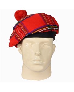 Royal Stewart Tartan Tammy Hat Front