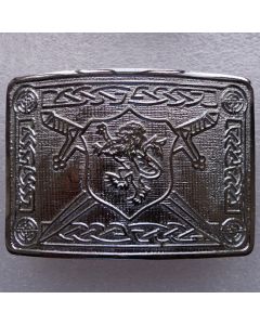 Saltire Lion Rampant Kilt Belt Buckle