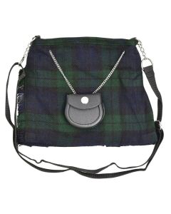 Scottish Black Watch Tartan Ladies Shoulder Bag