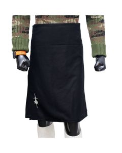 Scottish Black Wool Kilt
