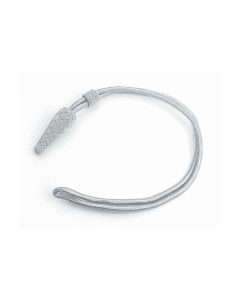 Silver dress sword knot