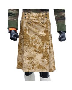 Stylish Desert Camouflage Kilt