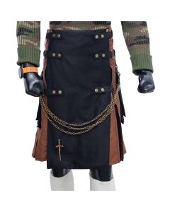 Tactical Kilt Black And Brown Main Photo