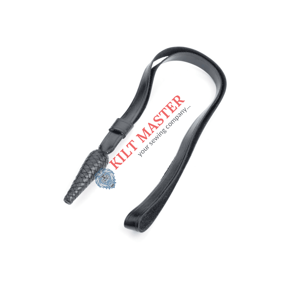 Black Leather Sword Knot
