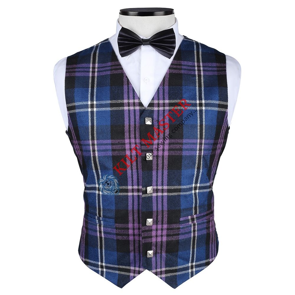 Heritage of Scotland Tartan Vest Front