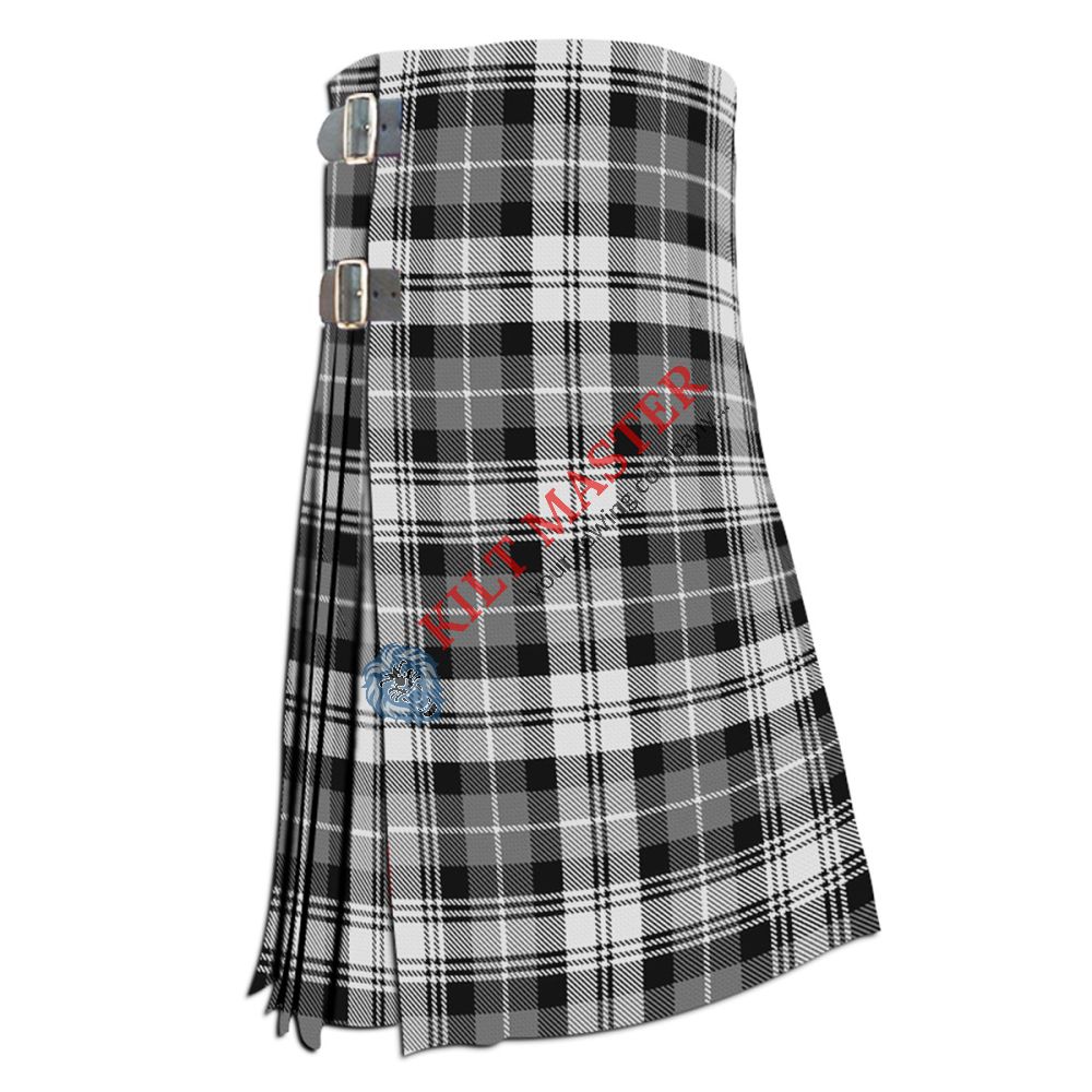 Poulter Grey Tartan Kilt