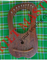 Rosewood Lyre Harp