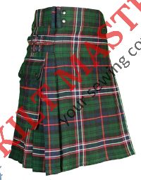 Scottish National Tartan Utility Kilt - Authentic Highland Style